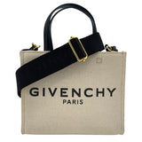 ジバンシィ GIVENCHY Gトート ミニ アイボリー キャンバス/レザー レディース トートバッグ