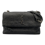サンローラン SAINT LAURENT ウェストハリウッド ショルダー 438176 ブラック レザー レディース ショルダーバッグ