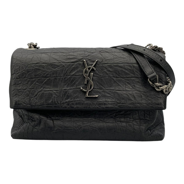 サンローラン SAINT LAURENT ウェストハリウッド ショルダー 438176 ブラック レザー レディース ショルダーバッグ