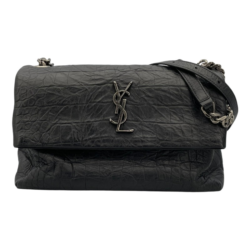 サンローラン SAINT LAURENT ウェストハリウッド ショルダー 438176 ブラック レザー レディース ショルダーバッグ