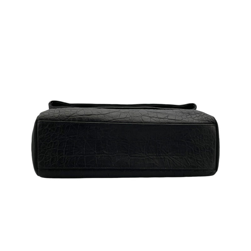 サンローラン SAINT LAURENT ウェストハリウッド ショルダー 438176 ブラック レザー レディース ショルダーバッグ