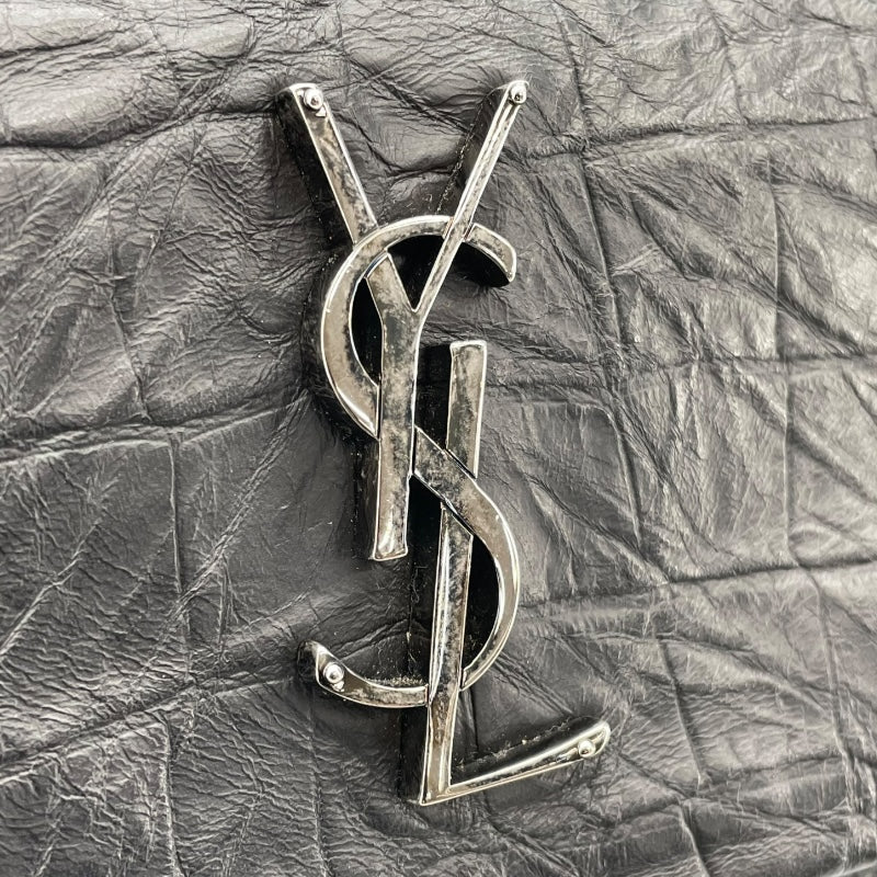 サンローラン SAINT LAURENT ウェストハリウッド ショルダー 438176 ブラック レザー レディース ショルダーバッグ