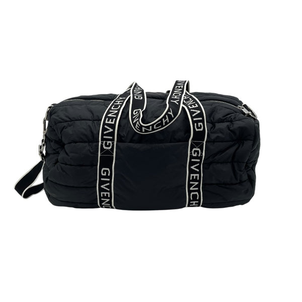 ジバンシィ GIVENCHY ロゴモチーフ 2WAY ボストン ブラック ナイロン レディース ボストンバッグ