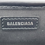 バレンシアガ BALENCIAGA ネイビーカバスS 339933 アイボリー ブラック キャンバス レディース ハンドバッグ
