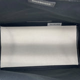 バレンシアガ BALENCIAGA ネイビーカバスS 339933 アイボリー ブラック キャンバス レディース ハンドバッグ