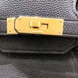 エルメス HERMES バーキン35 T刻印 ブラック ゴールド金具 トゴ ユニセックス ハンドバッグ