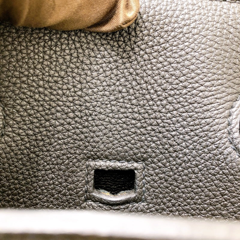 エルメス HERMES バーキン35 T刻印 ブラック ゴールド金具 トゴ ユニセックス ハンドバッグ
