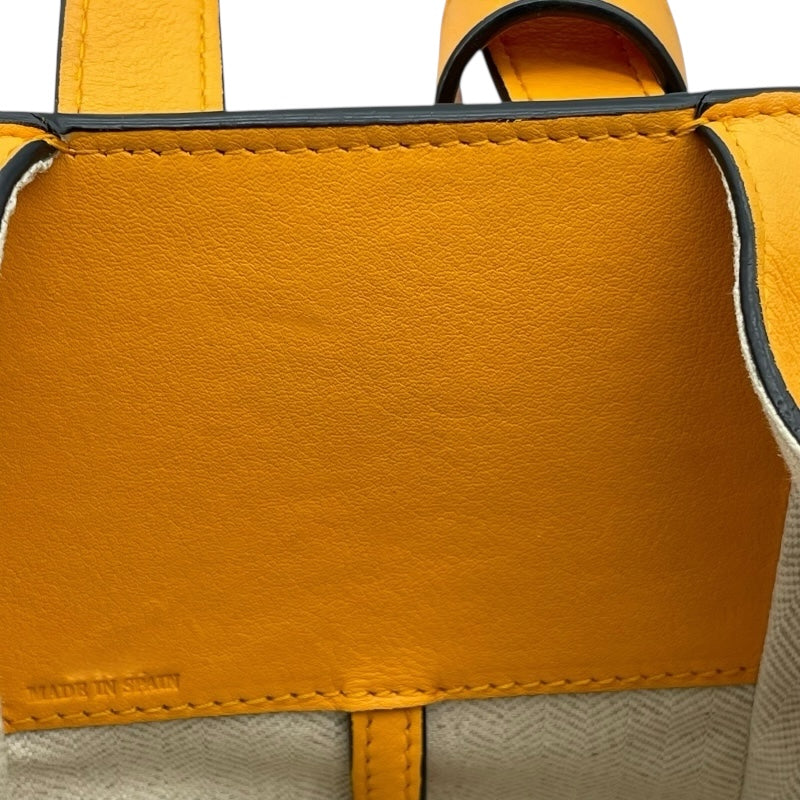 ロエベ LOEWE ハンモック スモール イエロー/オレンジ レザー レディース ショルダーバッグ