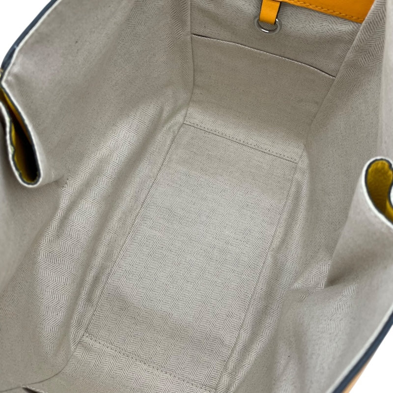 ロエベ LOEWE ハンモック スモール イエロー/オレンジ レザー レディース ショルダーバッグ