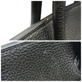エルメス HERMES バーキン35 ▢E刻印 ブラック ゴールド金具 フィヨルド メンズ ハンドバッグ