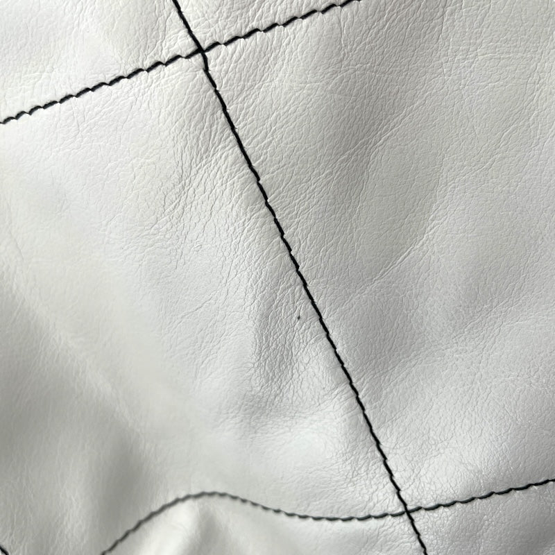 シャネル CHANEL シャネル22リュックラージ AS3313 ホワイト SV金具 カーフ レディース ショルダーバッグ