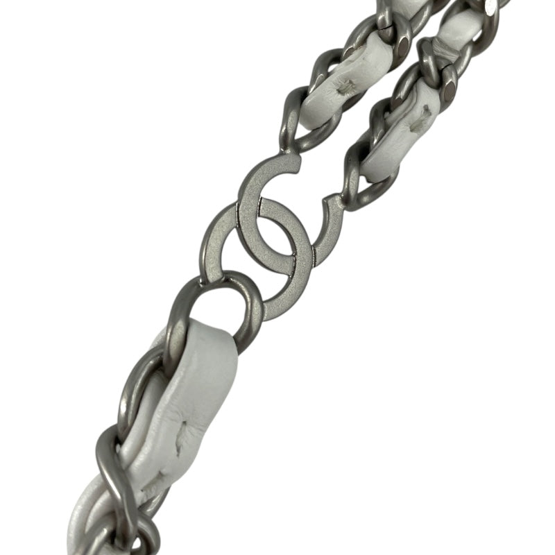 シャネル CHANEL シャネル22リュックラージ AS3313 ホワイト SV金具 カーフ レディース ショルダーバッグ