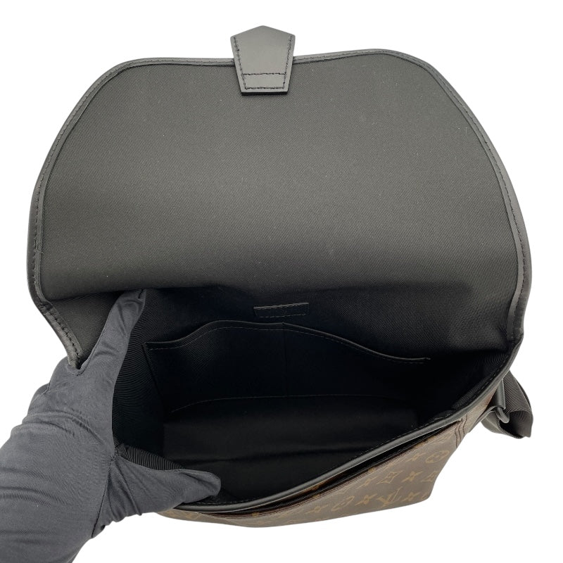 ルイ・ヴィトン LOUIS VUITTON マグネティック・メッセンジャー M45557 ブラウン モノグラム・マカサー メンズ メッセンジャーバッグ