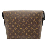 ルイ・ヴィトン LOUIS VUITTON マグネティック・メッセンジャー M45557 ブラウン モノグラム・マカサー メンズ メッセンジャーバッグ