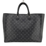ルイ・ヴィトン LOUIS VUITTON グラン・サック M44733  グレーxブラック モノグラム・エクリプス メンズ トートバッグ