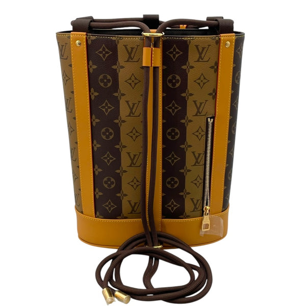 ルイ・ヴィトン LOUIS VUITTON LV×NIGO ランドネメッセンジャーバッグ M45968 ブラウン モノグラム・リバース ユニセックス リュック・デイパック