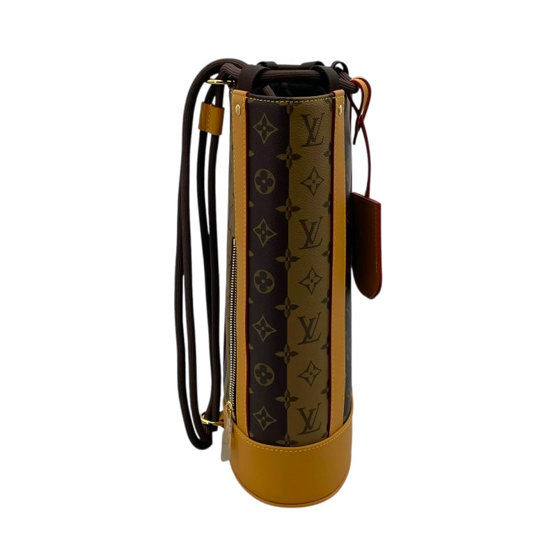 ルイ・ヴィトン LOUIS VUITTON LV×NIGO ランドネメッセンジャーバッグ M45968 ブラウン モノグラム・リバース ユニセックス リュック・デイパック