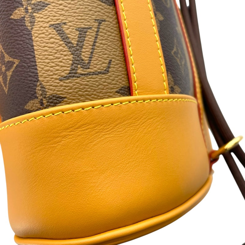 ルイ・ヴィトン LOUIS VUITTON LV×NIGO ランドネメッセンジャーバッグ M45968 ブラウン モノグラム・リバース ユニセックス リュック・デイパック