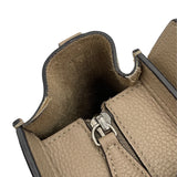 セリーヌ CELINE ラゲージナノショッパー ベージュ SV金具 ドラムドカーフ レディース ショルダーバッグ