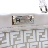 フェンディ FENDI ピーカブー レギュラー 8BN290 ホワイト PVC/レザー レディース ハンドバッグ