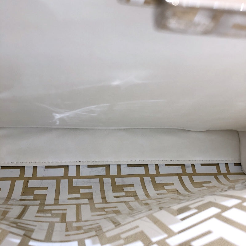 フェンディ FENDI ピーカブー レギュラー 8BN290 ホワイト PVC/レザー レディース ハンドバッグ