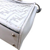 フェンディ FENDI ピーカブー レギュラー 8BN290 ホワイト PVC/レザー レディース ハンドバッグ