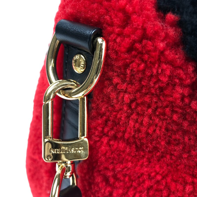 ルイ・ヴィトン LOUIS VUITTON スピーディ・バンドリエール25 モノグラム・テディ Ｍ55423 シアリング・レザー レディース ボストンバッグ