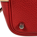 エルメス HERMES ピコタンロックPM タッチ X刻 ルージュトマト・ローズエグランタイン シルバー金具 トリヨン レディース ハンドバッグ