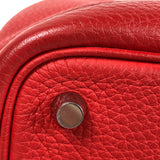 エルメス HERMES ピコタンロックPM タッチ X刻 ルージュトマト・ローズエグランタイン シルバー金具 トリヨン レディース ハンドバッグ