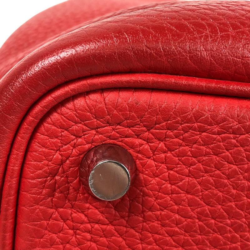 エルメス HERMES ピコタンロックPM タッチ X刻 ルージュトマト・ローズエグランタイン シルバー金具 トリヨン レディース ハンドバッグ