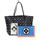 ルイ・ヴィトン LOUIS VUITTON ゲームオン モノグラム ネヴァーフルMM M57483 ブラック ゲームオン・モノグラムキャンバス レディース トートバッグ
