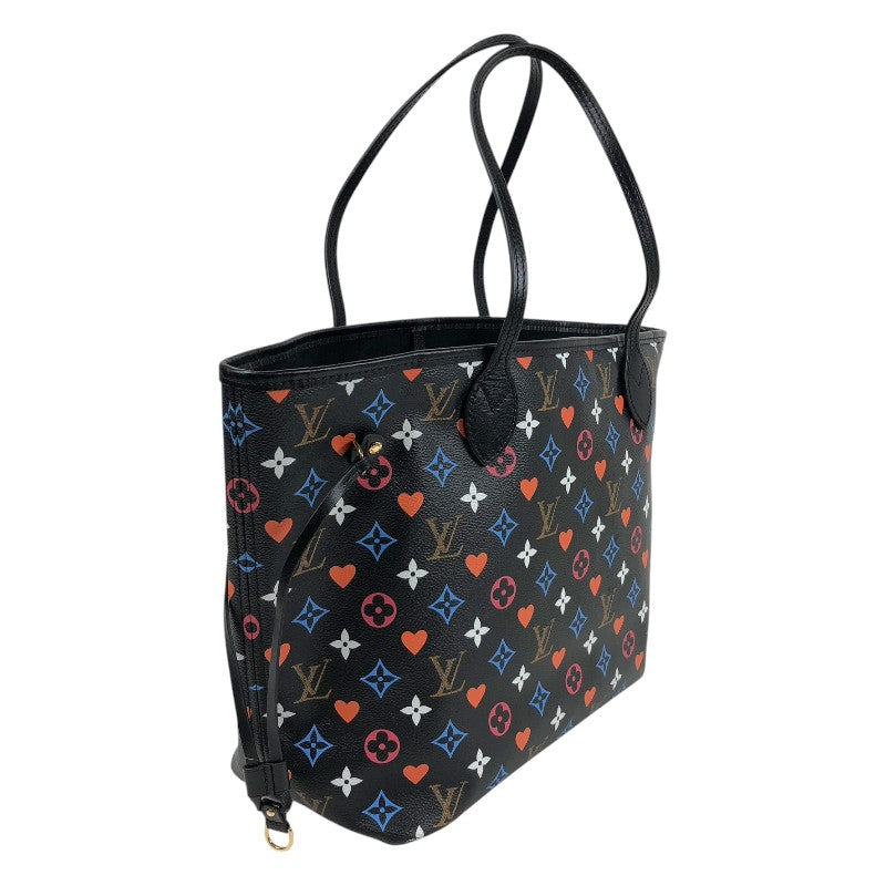 ルイ・ヴィトン LOUIS VUITTON ゲームオン モノグラム ネヴァーフルMM M57483 ブラック ゲームオン・モノグラムキャンバス レディース トートバッグ