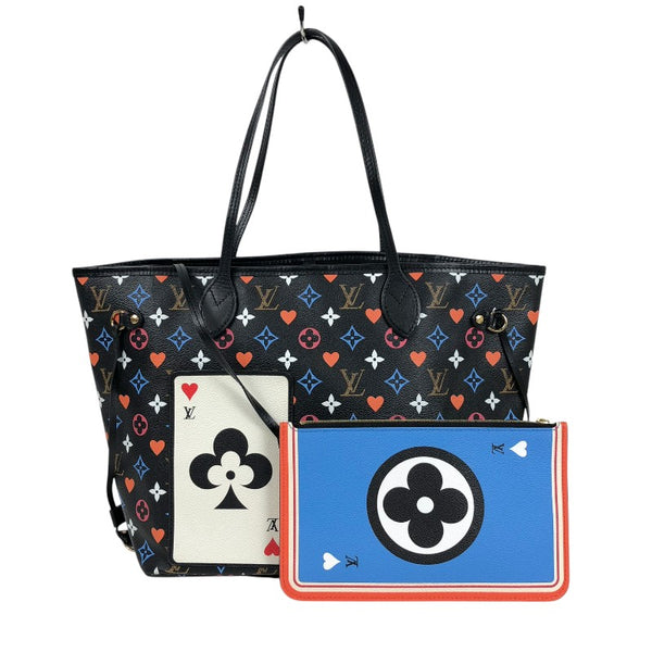 ルイ・ヴィトン LOUIS VUITTON ゲームオン モノグラム ネヴァーフルMM M57483 ブラック ゲームオン・モノグラムキャンバス レディース トートバッグ
