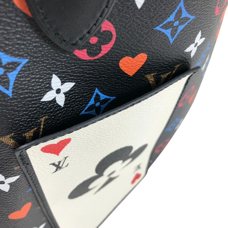 ルイ・ヴィトン LOUIS VUITTON ゲームオン モノグラム ネヴァーフルMM M57483 ブラック ゲームオン・モノグラムキャンバス レディース トートバッグ
