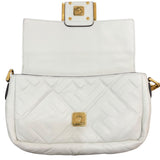 フェンディ FENDI バゲット･スモール 8BS017 ホワイト/ゴールド金具 レザー レディース ショルダーバッグ