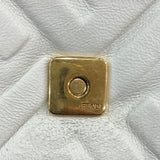 フェンディ FENDI バゲット･スモール 8BS017 ホワイト/ゴールド金具 レザー レディース ショルダーバッグ