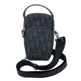 ディオールオム DIOR HOMME ライダー マイクロポーチ 2OBCA326YSE ネイビー オブリークジャカード レディース ショルダーバッグ