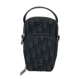ディオールオム DIOR HOMME ライダー マイクロポーチ 2OBCA326YSE ネイビー オブリークジャカード レディース ショルダーバッグ
