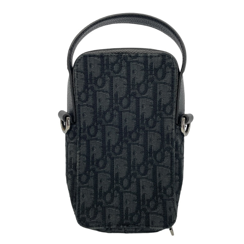 ディオールオム DIOR HOMME ライダー マイクロポーチ 2OBCA326YSE ネイビー オブリークジャカード レディース ショルダーバッグ