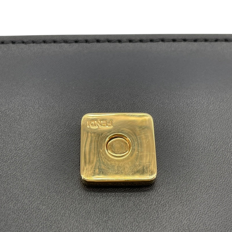 フェンディ FENDI エフイズベルトバッグ 8BM005 ブラウンxブラック レザー レディース ショルダーバッグ