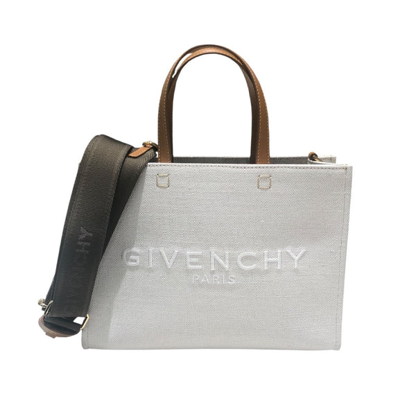 ジバンシィ GIVENCHY Gトート・スモール BB50UEB1UA257 アイボリー キャンバス レディース トートバッグ