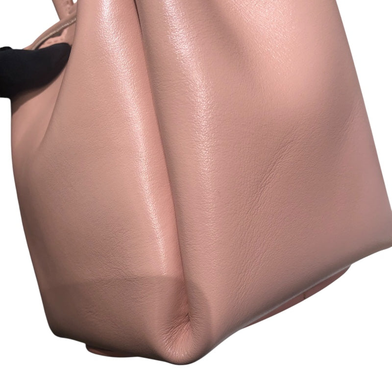 バーバリーロンドン BURBERRY LONDON TBモノグラムバケットバッグ 8045043 ピンク レザー レディース ショルダーバッグ