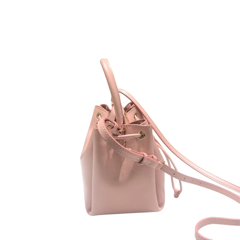バーバリーロンドン BURBERRY LONDON TBモノグラムバケットバッグ 8045043 ピンク レザー レディース ショルダーバッグ