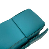 ボッテガ・ヴェネタ BOTTEGA VENETA キャンディ・カセット 666688 ダークグリーン レザー レディース ショルダーバッグ