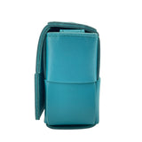 ボッテガ・ヴェネタ BOTTEGA VENETA キャンディ・カセット 666688 ダークグリーン レザー レディース ショルダーバッグ