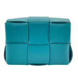 ボッテガ・ヴェネタ BOTTEGA VENETA キャンディ・カセット 666688 ダークグリーン レザー レディース ショルダーバッグ