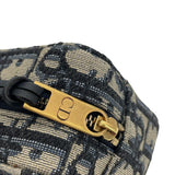 クリスチャン・ディオール Christian Dior ベルトポーチ ネイビー オブリークジャガード レディース ポーチ