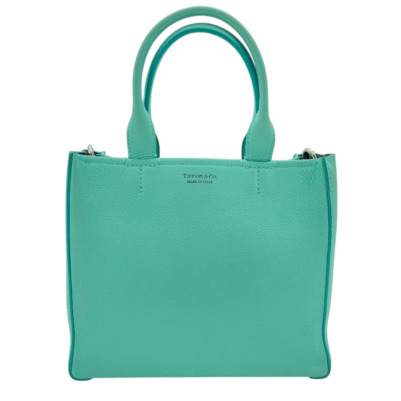ティファニー TIFFANY＆CO マイクロトート ティファニーブルー レザー レディース トートバッグ