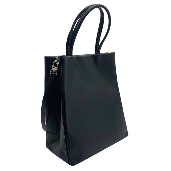 ティファニー TIFFANY＆CO ショッピングトート スモール ブラック レザー レディース トートバッグ