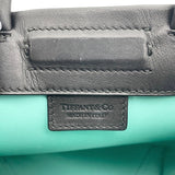 ティファニー TIFFANY＆CO ショッピングトート スモール ブラック レザー レディース トートバッグ